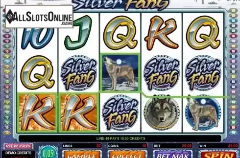 Screen8. Silver Fang from Microgaming
