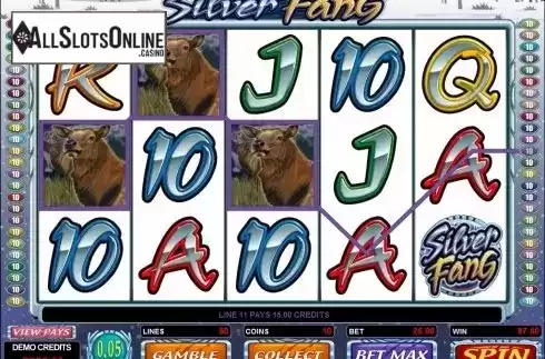 Screen9. Silver Fang from Microgaming