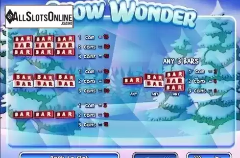 Screen2. Snow Wonder from Rival Gaming