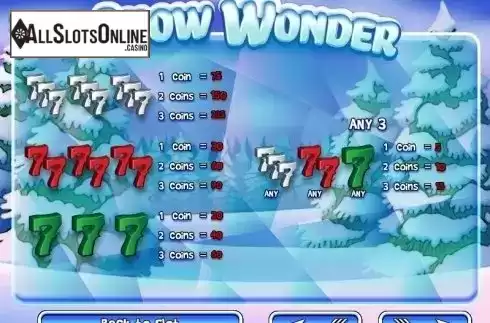 Screen3. Snow Wonder from Rival Gaming