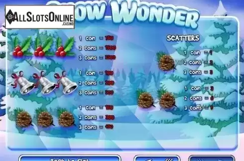 Screen4. Snow Wonder from Rival Gaming