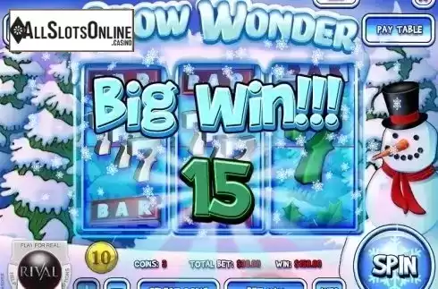 Screen6. Snow Wonder from Rival Gaming