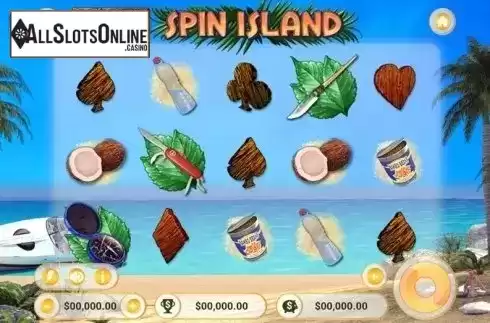 Game Workflow screen. Spin Island from Vibra Gaming