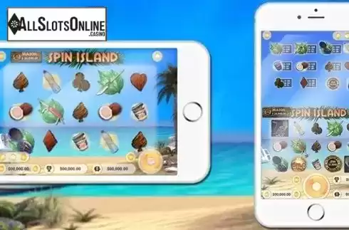Screen Mobil. Spin Island from Vibra Gaming