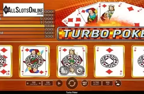 Game workflow . Turbo Poker from Wazdan