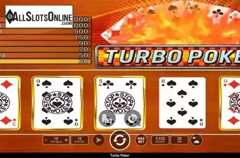 Game workflow 2. Turbo Poker from Wazdan