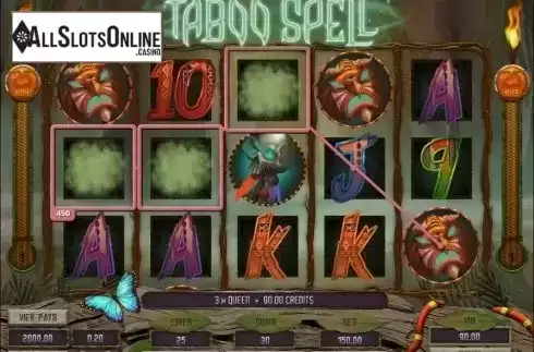 Screen7. Taboo Spell from Microgaming