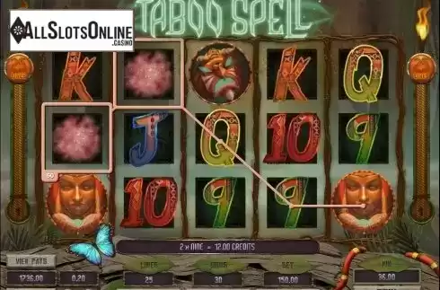 Screen8. Taboo Spell from Microgaming