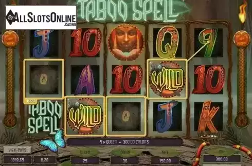 Screen9. Taboo Spell from Microgaming