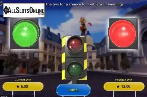 Gamble screen. Taxi Movida from Booming Games