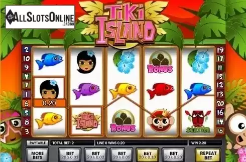 Win Screen 2. Tiki Island (Gamesys) from Roxor Gaming