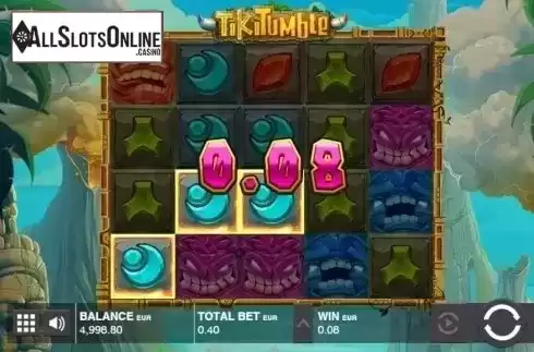 Win Screen . Tiki Tumble from Push Gaming