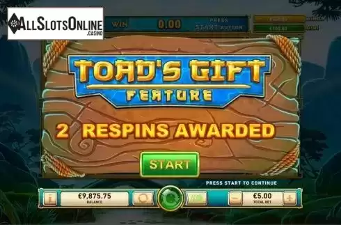 Screen8. Toads Gift from Playtech