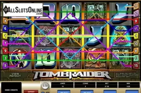 Screen4. Tomb Raider from Microgaming