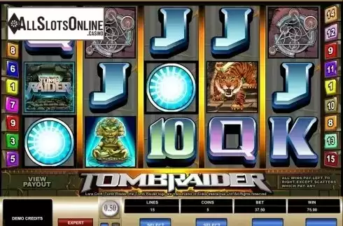 Screen5. Tomb Raider from Microgaming