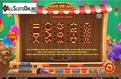 Screen5. Toys of Joy from Spinomenal