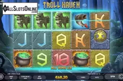 Free Spins 2. Troll Haven from Endorphina