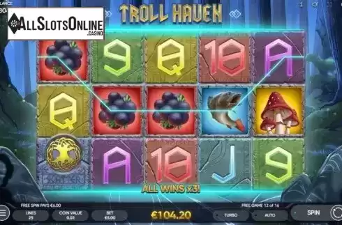 Free Spins 3. Troll Haven from Endorphina