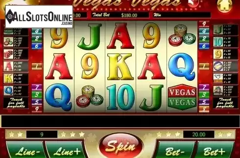Reels screen. Vegas Vegas (Slot Factory) from Slot Factory