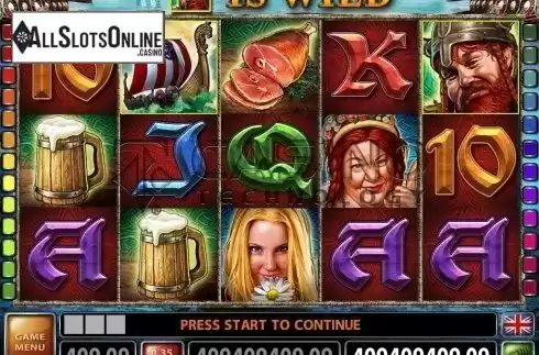 Reels screen. Viking's Fun (Casino Technology) from Casino Technology