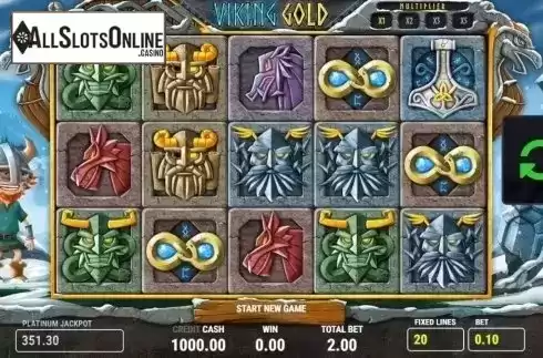 Reel Screen. Viking Gold from Fazi