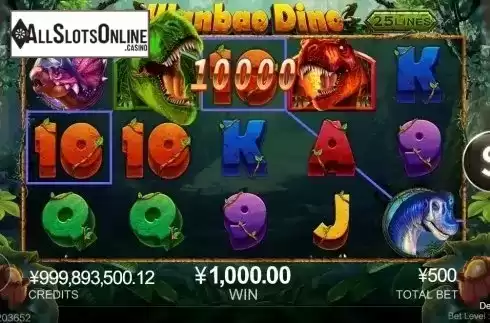 Win Screen. Wanbao Dino from CQ9Gaming