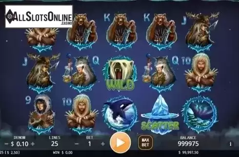 Reel screen. Wild Alaska from KA Gaming