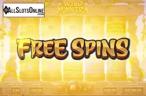 Free Spins Awarded. Wild Mantra from Yggdrasil