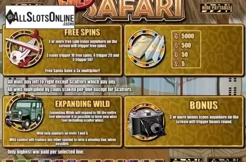 Screen3. Wild Safari (Rival) from Rival Gaming