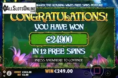 Free Spins Win. Wild Pixies from Pragmatic Play