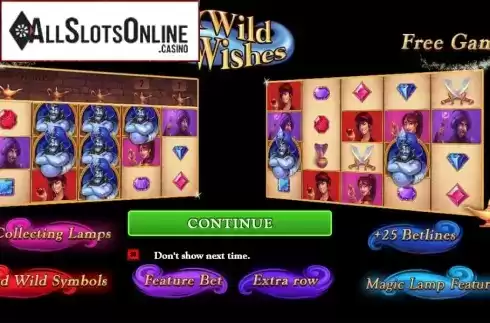 Screen2. Wild Wishes from Playtech