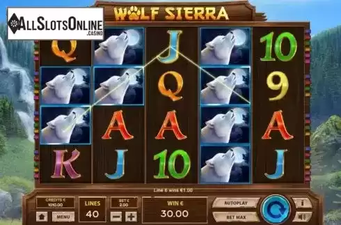 Win screen . Wolf Sierra from Tom Horn Gaming