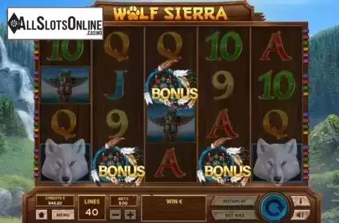 Win screen 3. Wolf Sierra from Tom Horn Gaming