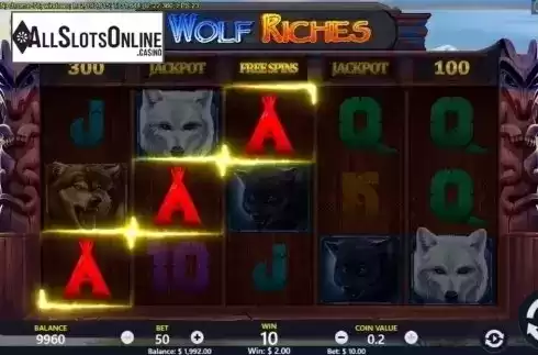 Win Screen 1. Wolf Riches from Pariplay