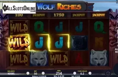 Win Screen 3. Wolf Riches from Pariplay
