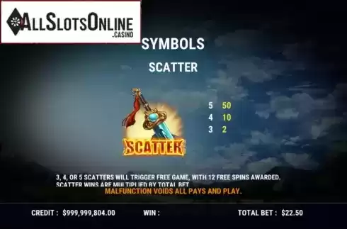 Scatter. Zhao Zilong from Slot Factory