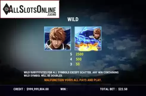 Wild. Zhao Zilong from Slot Factory