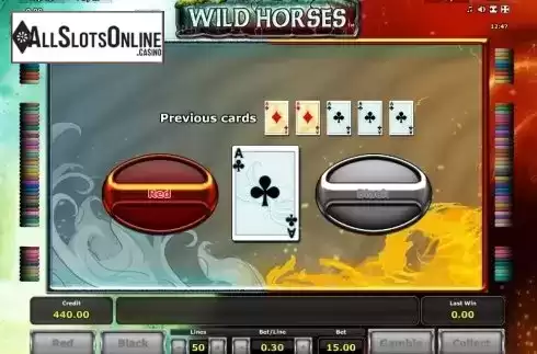 Double Up. Wild Horses (Green Tube) from Greentube