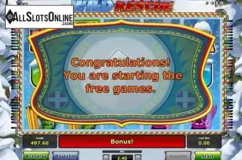 Free Spins. Wild Rescue from Greentube