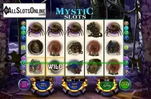 Win Screen 2. Mystic Slots from GamesOS