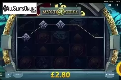 Win Screen. Mystic Wheel from Red Tiger