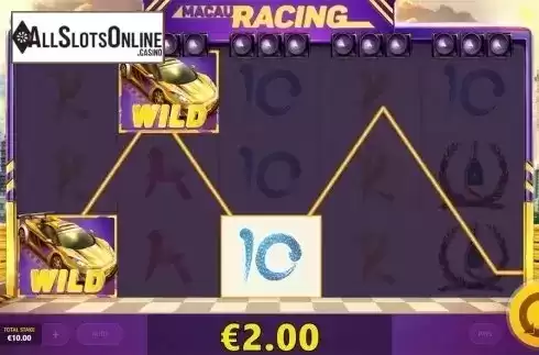 Wild win screen 2. Macau Racing from Red Tiger