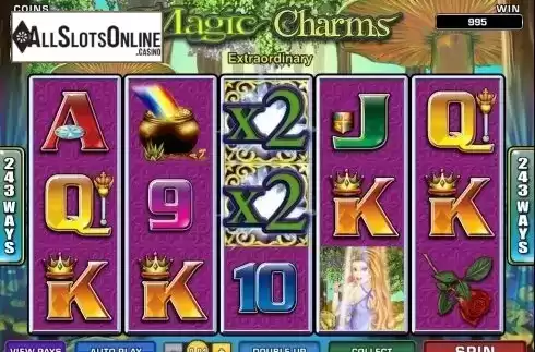 Screen 1. Magic Charms from Microgaming