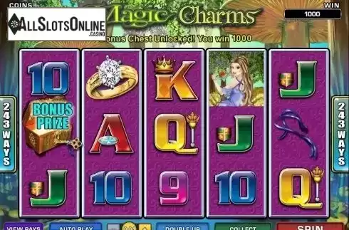 Screen 2. Magic Charms from Microgaming