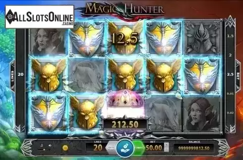 Wild Win screen. Magic Hunter from BF games