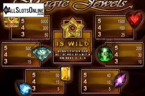 Screen3. Magic Jewels (Casino Technology) from Casino Technology
