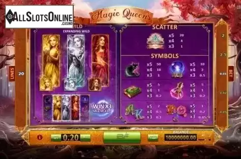 Screen2. Magic Queens from BF games