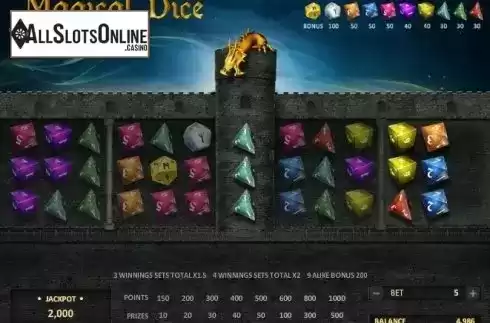 Screen 1. Magical Dice from Relax Gaming