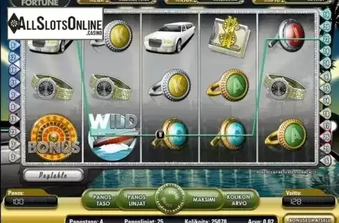 Win screen. Mega Fortune from NetEnt