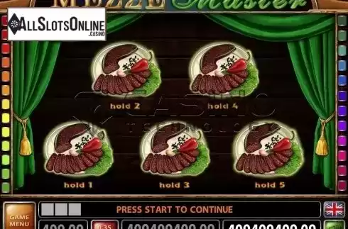 Screen3. Mezze Master from Casino Technology